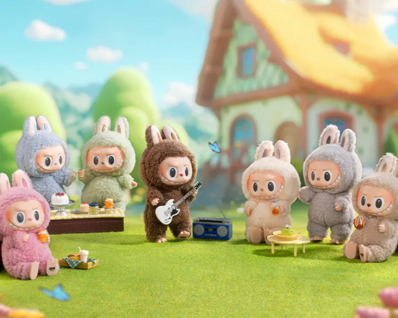 Labubu Macaron Kawaii Blind Box Toy